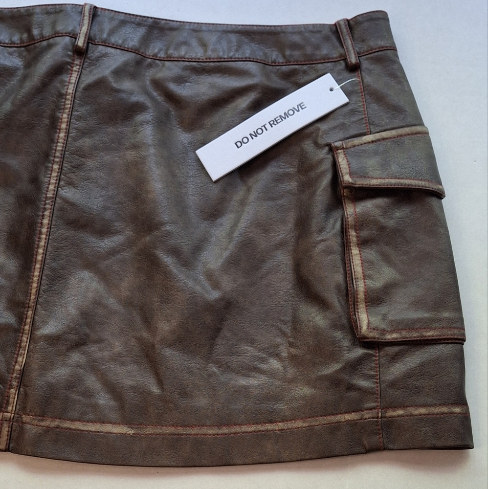Princess Polly Brown Mini Skirt - Picture 14 of 15